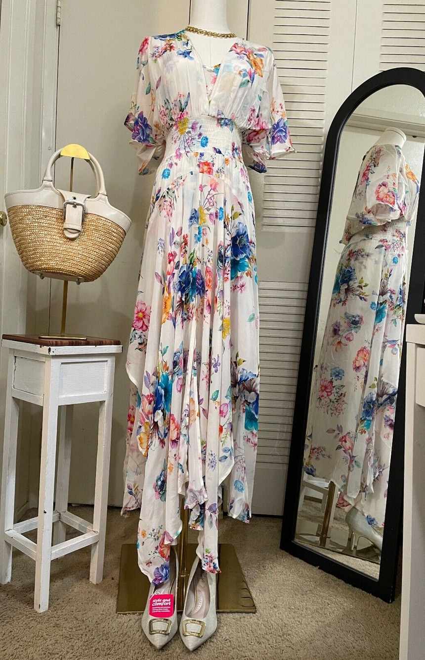 Daphne Pearl Art Culpro Tolani Dress 2 Piece Set Size S NWT